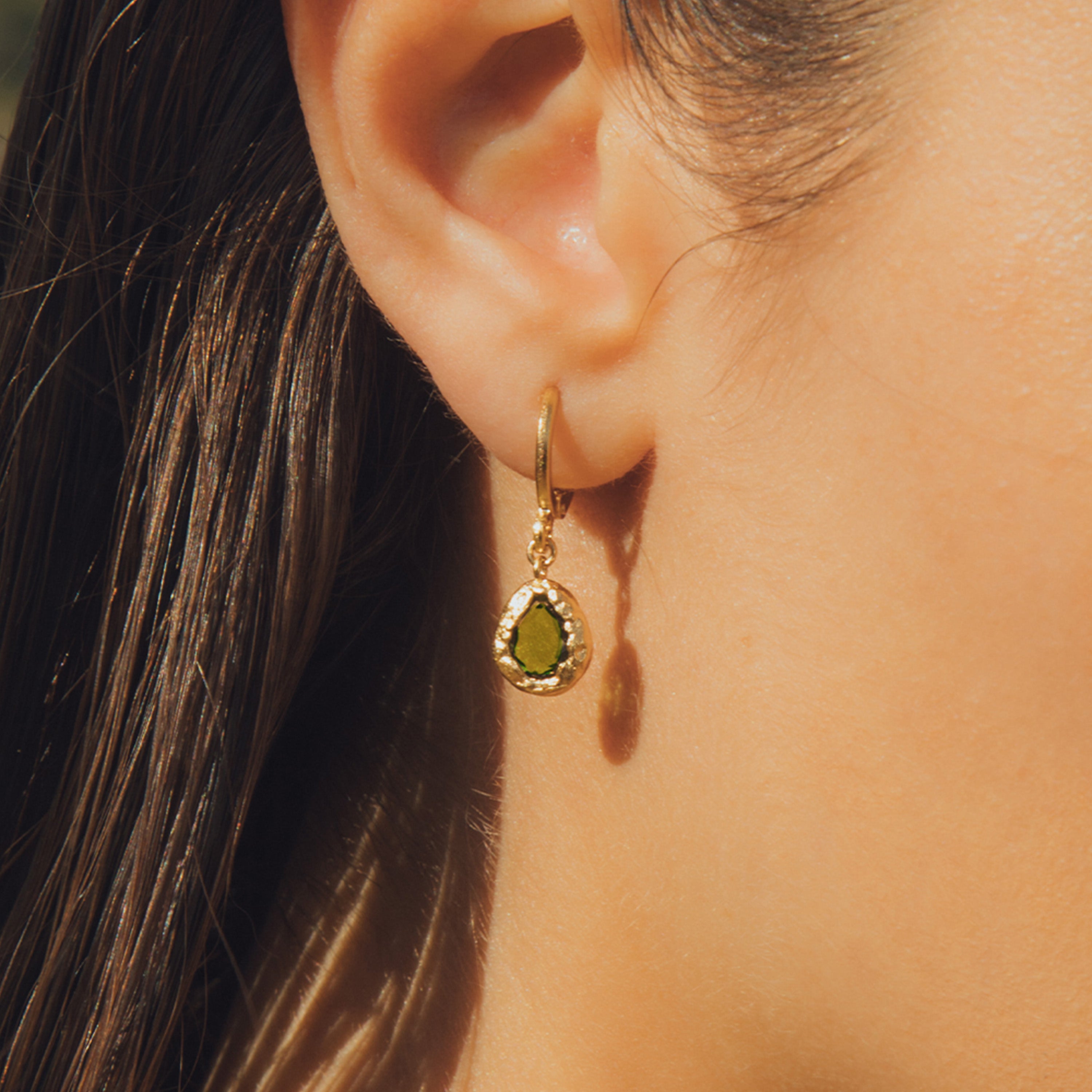 Lysia Olive Earrings