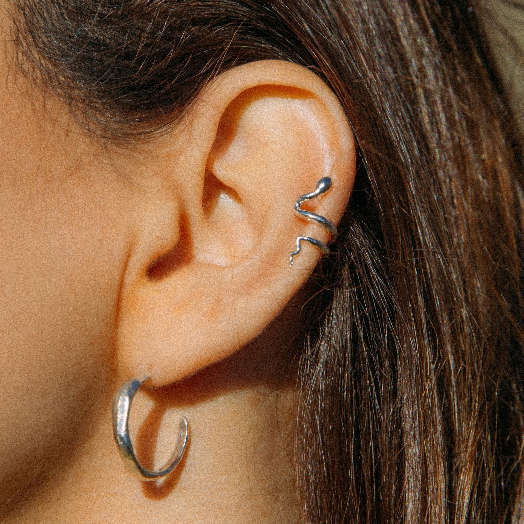 Talaia Silver Ear Cuff