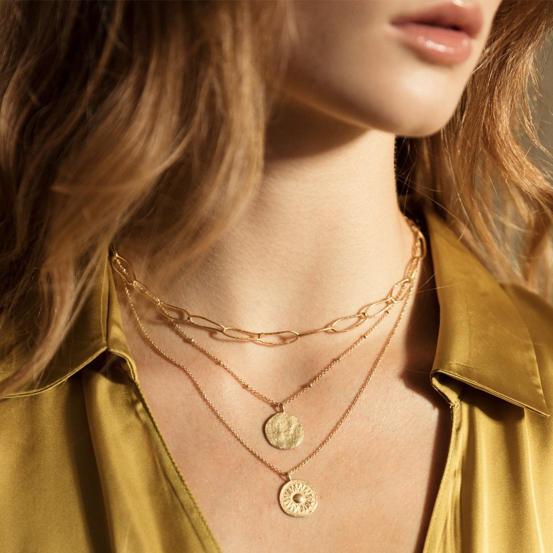 Agapé Studio Luna Necklace jewelry gold